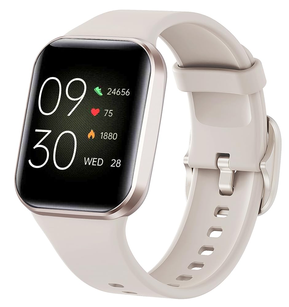 Amazon | 山佐（YAMASA）スマートウォッチ CQ-23-Y (グレージュ) | 山